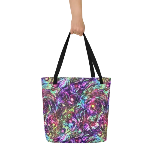 Infinite Embers on a Large Tote Bag W/ Pocket