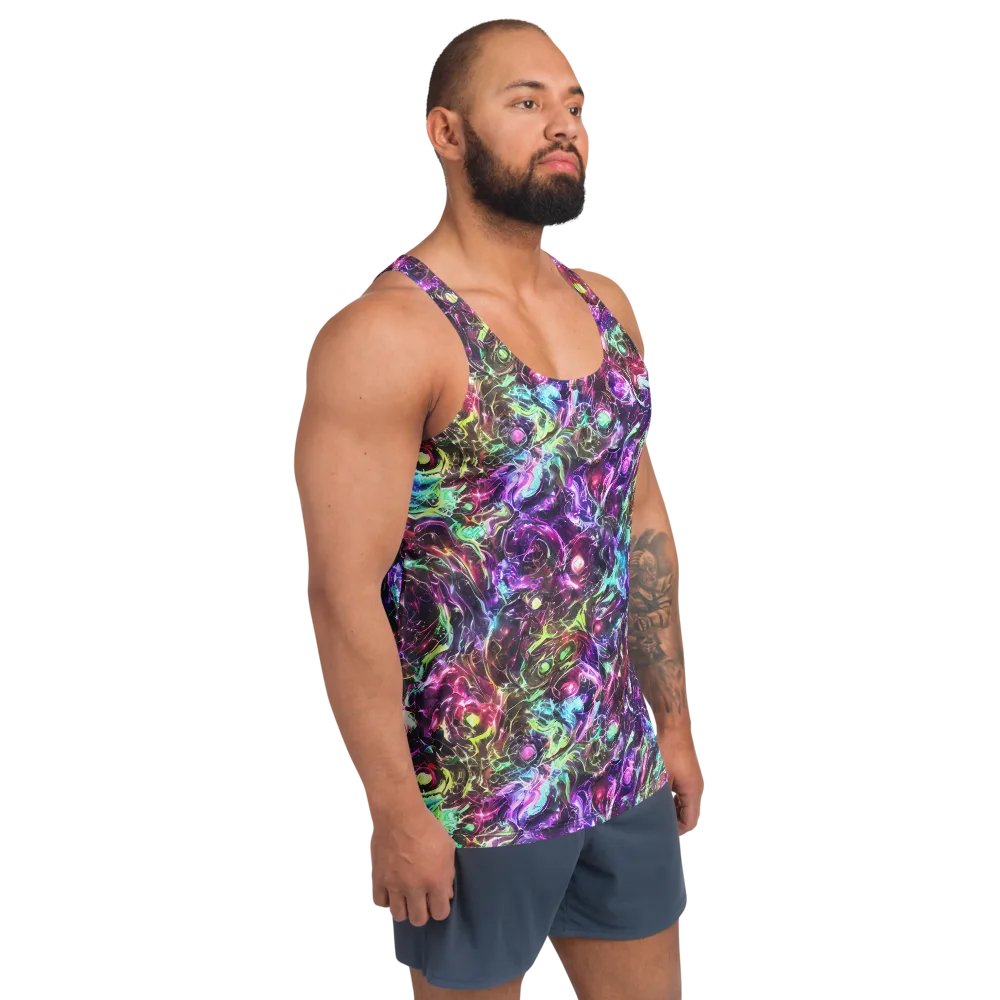Infinite Embers on Men's Tank Top — Right Front
