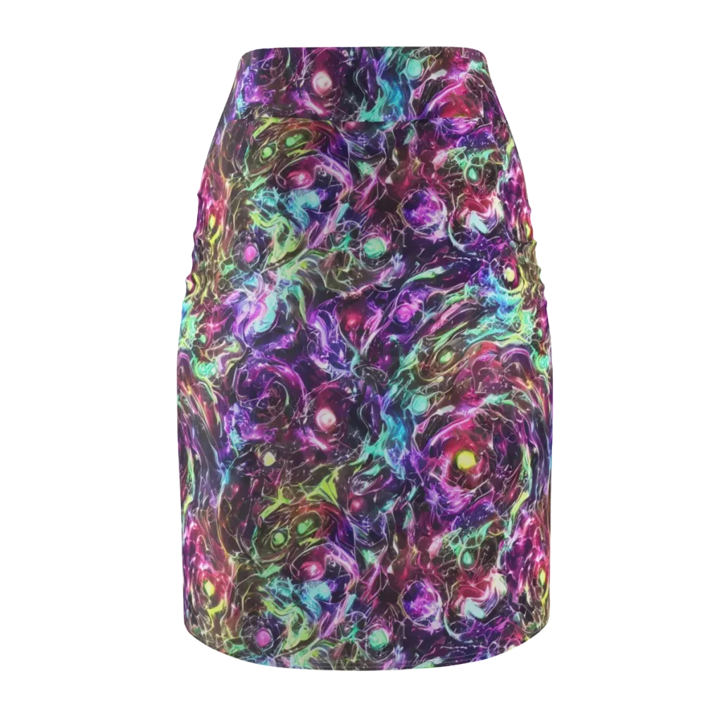Infinite Embers on Pencil Skirt — Back