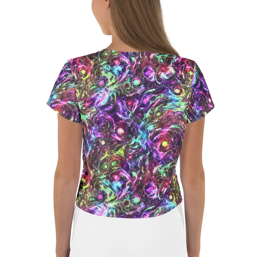 Infinite Embers on Crop Tee — Back