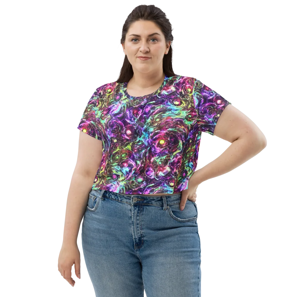 Infinite Embers on Crop Tee — Front