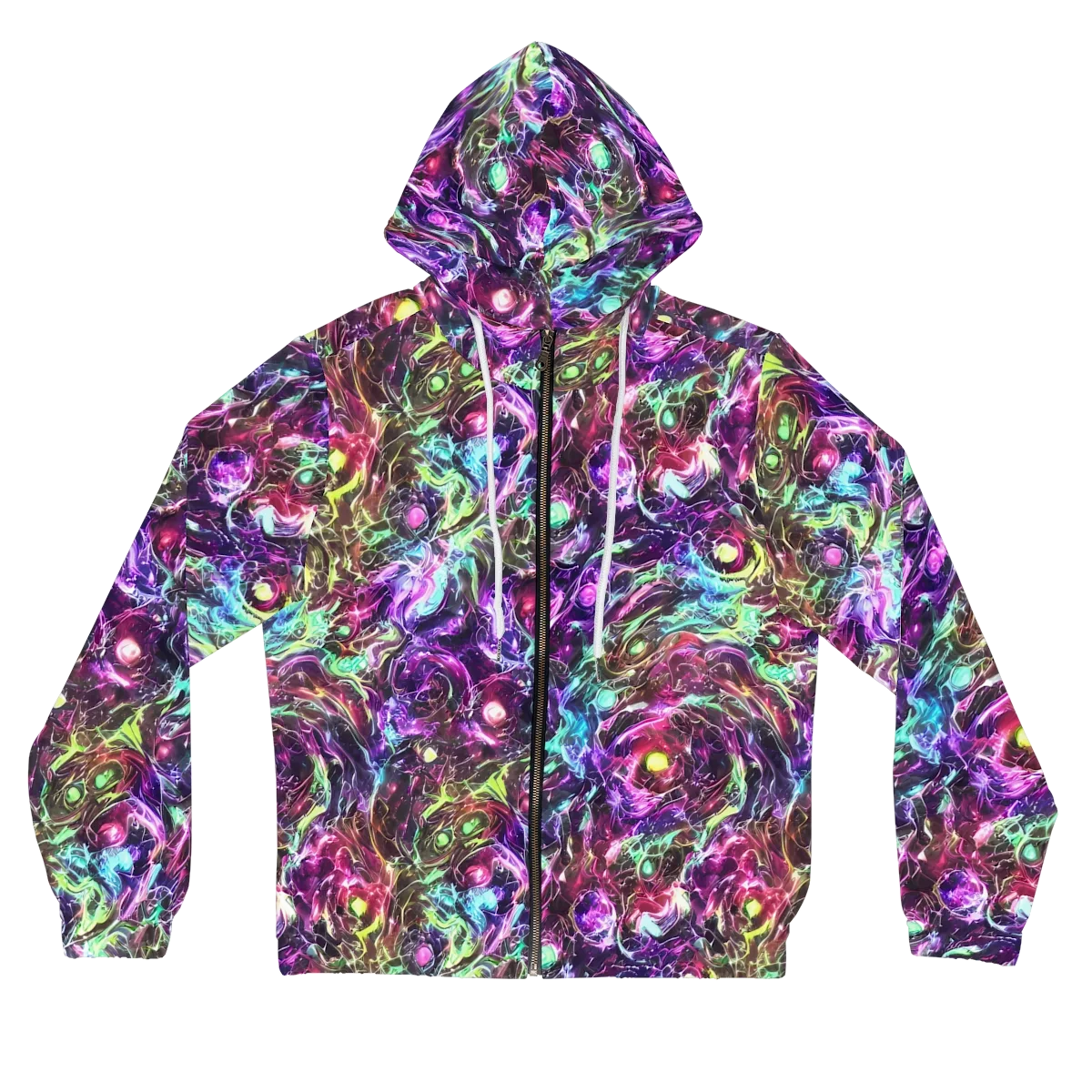 Infinite Embers on Women's Full-Zip Hoodie — Front