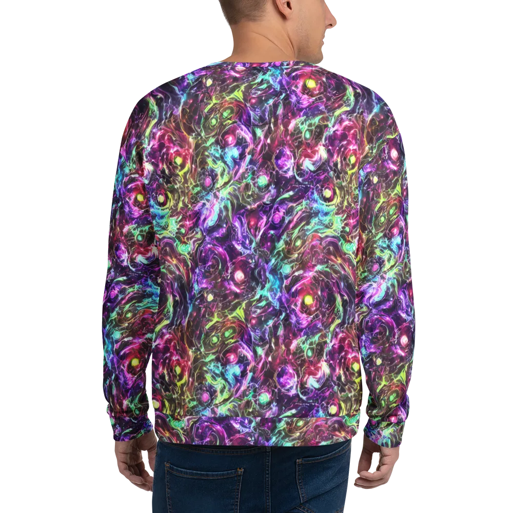 Infinite Embers on Sweatshirt — Back