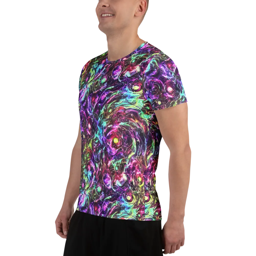 Infinite Embers on Men's Athletic T-Shirt — Left