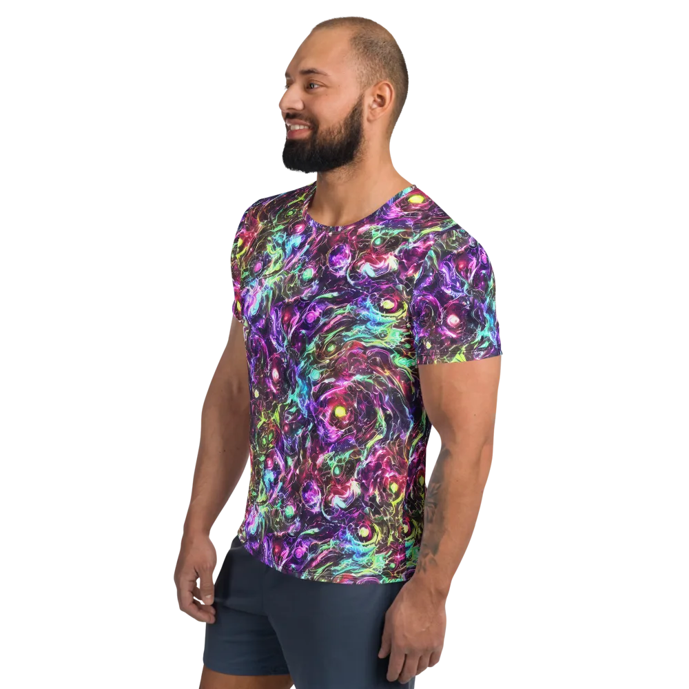 Infinite Embers on Men's Athletic T-Shirt — Left