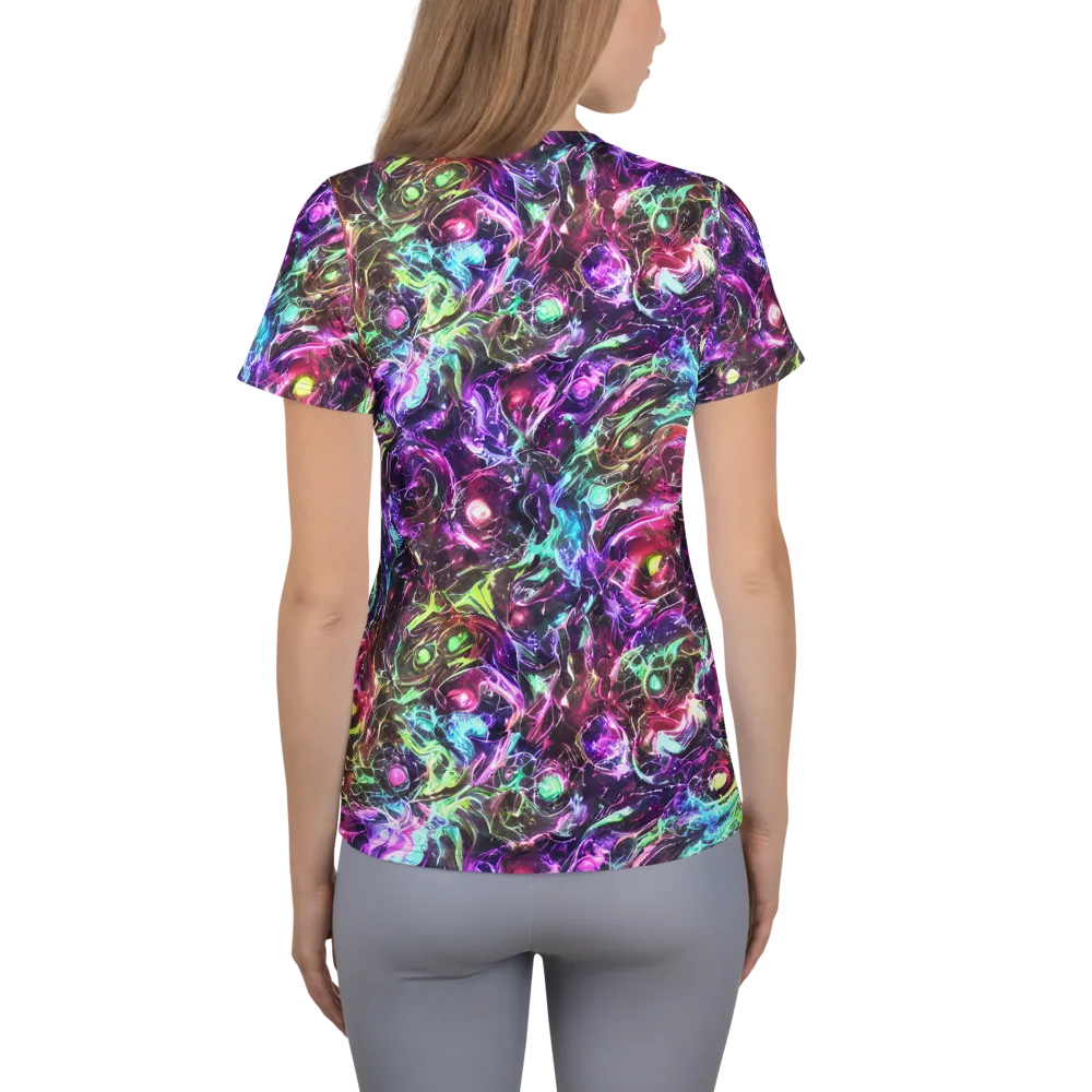 Infinite Embers on Women's Athletic T-Shirt — Back