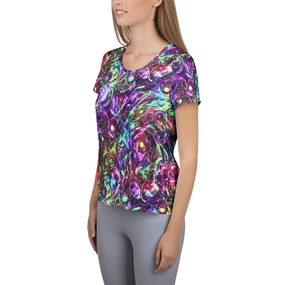 Infinite Embers on Women's Athletic T-Shirt — Left