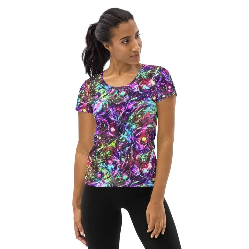 Infinite Embers on Women's Athletic T-Shirt — Front