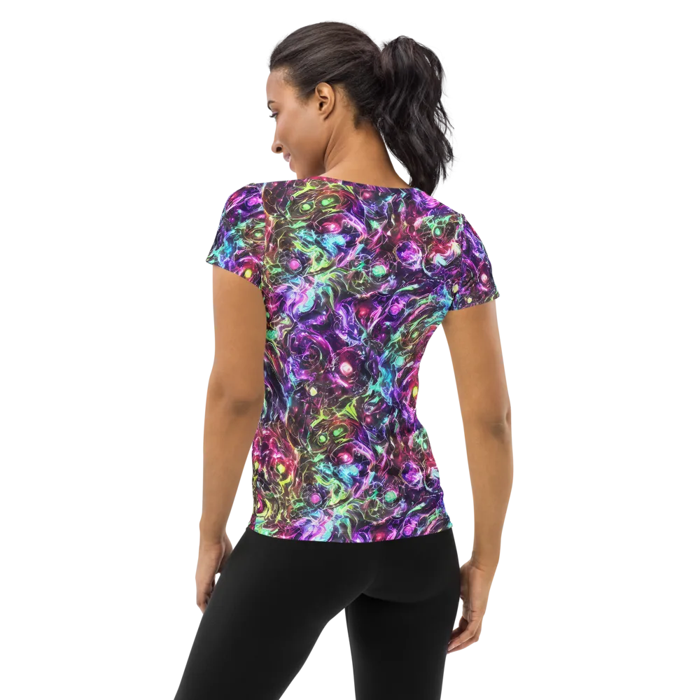 Infinite Embers on Women's Athletic T-Shirt — Back