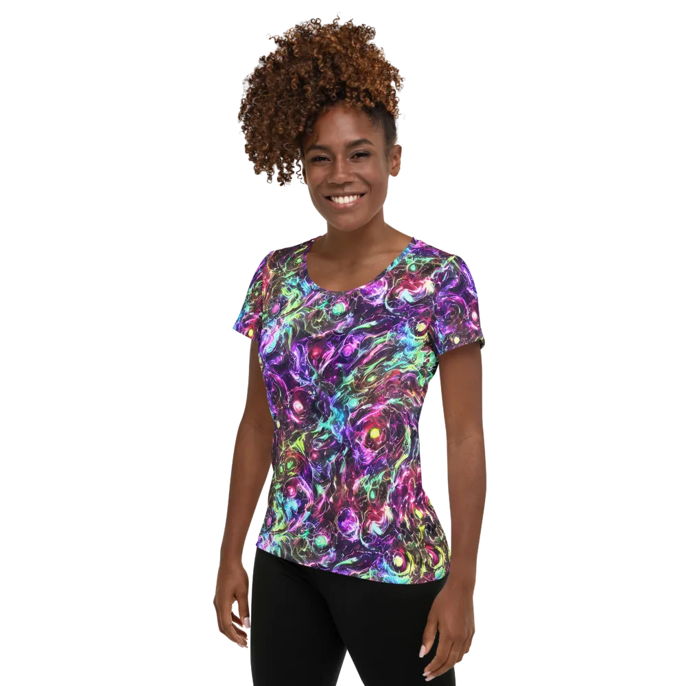 Infinite Embers on Women's Athletic T-Shirt — Left