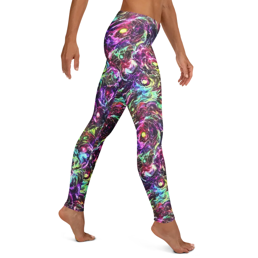 Infinite Embers on Leggings — Right