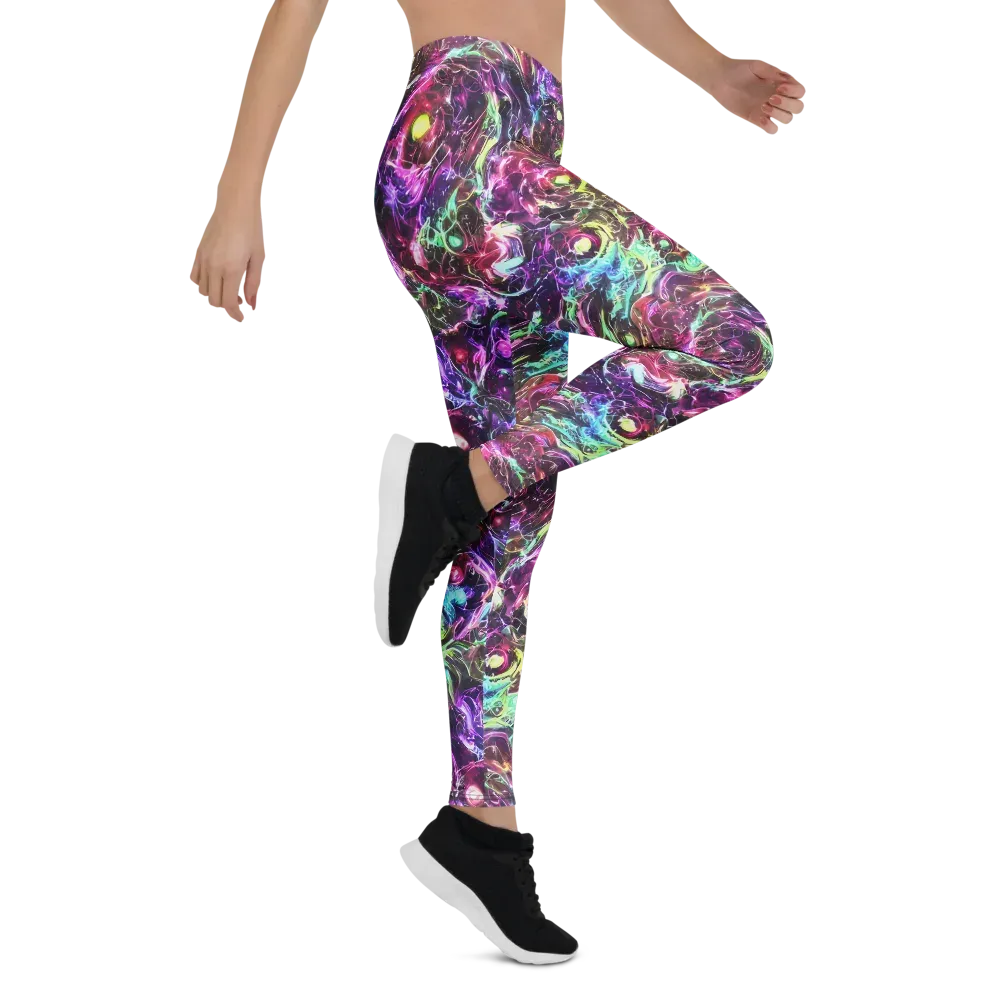 Infinite Embers on Leggings — Right