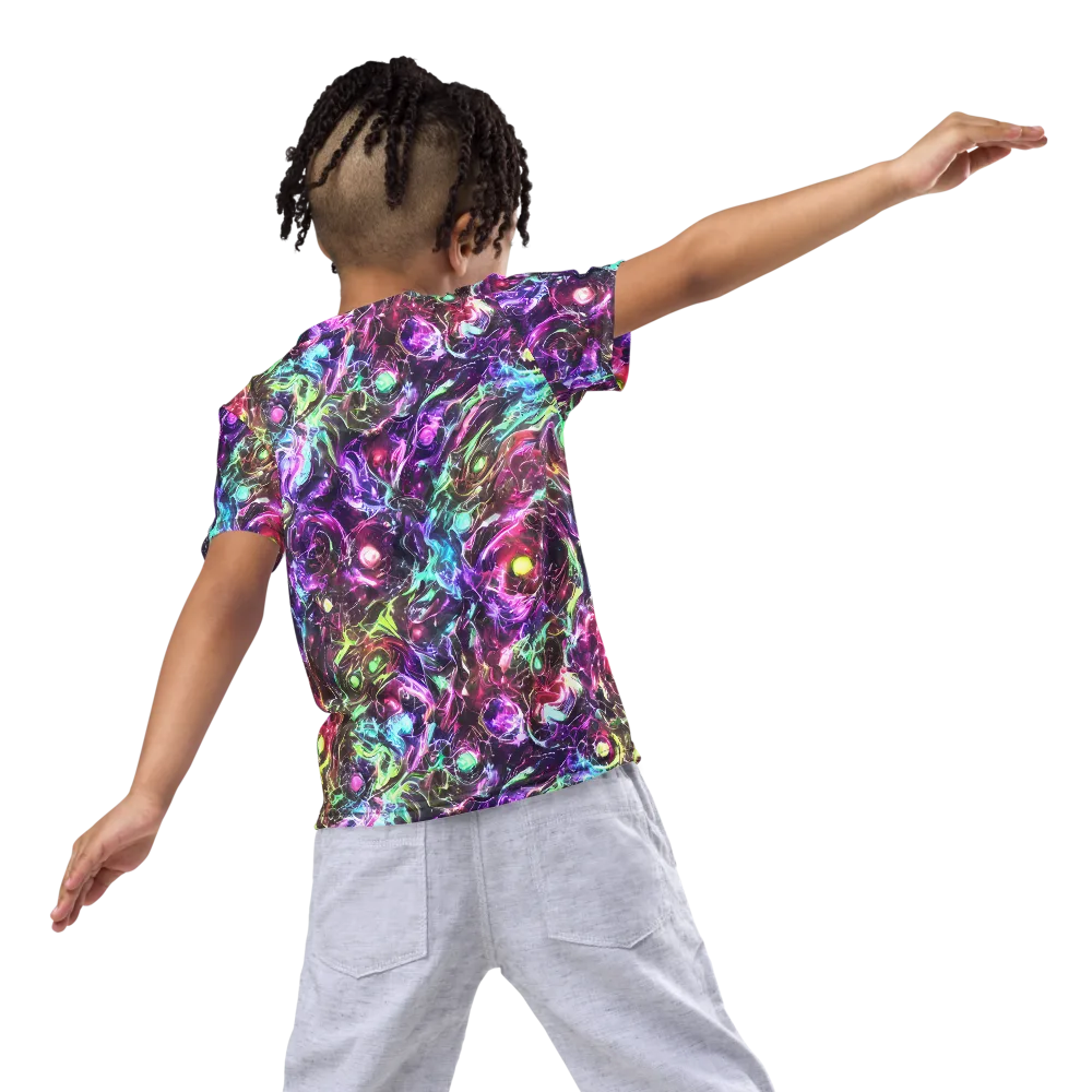 Infinite Embers on Kids Crew Neck T-Shirt — Back