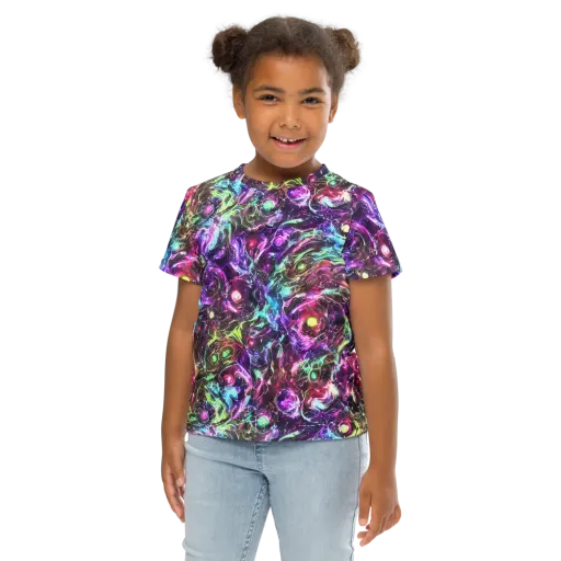 Infinite Embers on a Kids Crew Neck T-Shirt