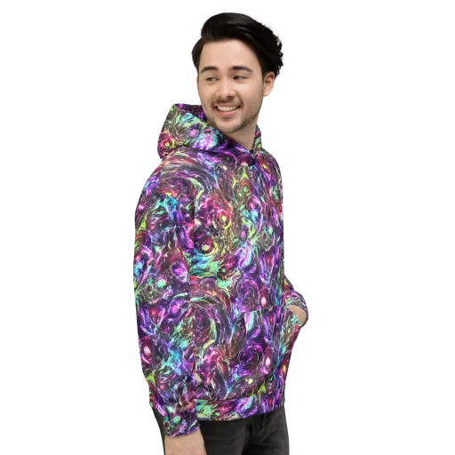 Infinite Embers on a Hoodie