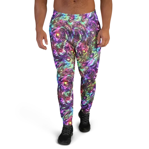 Infinite Embers on a Men's Joggers
