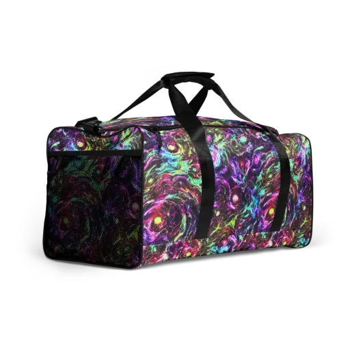 Infinite Embers on a Duffle Bag