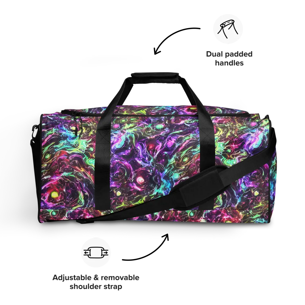 Infinite Embers on Duffle Bag — Front