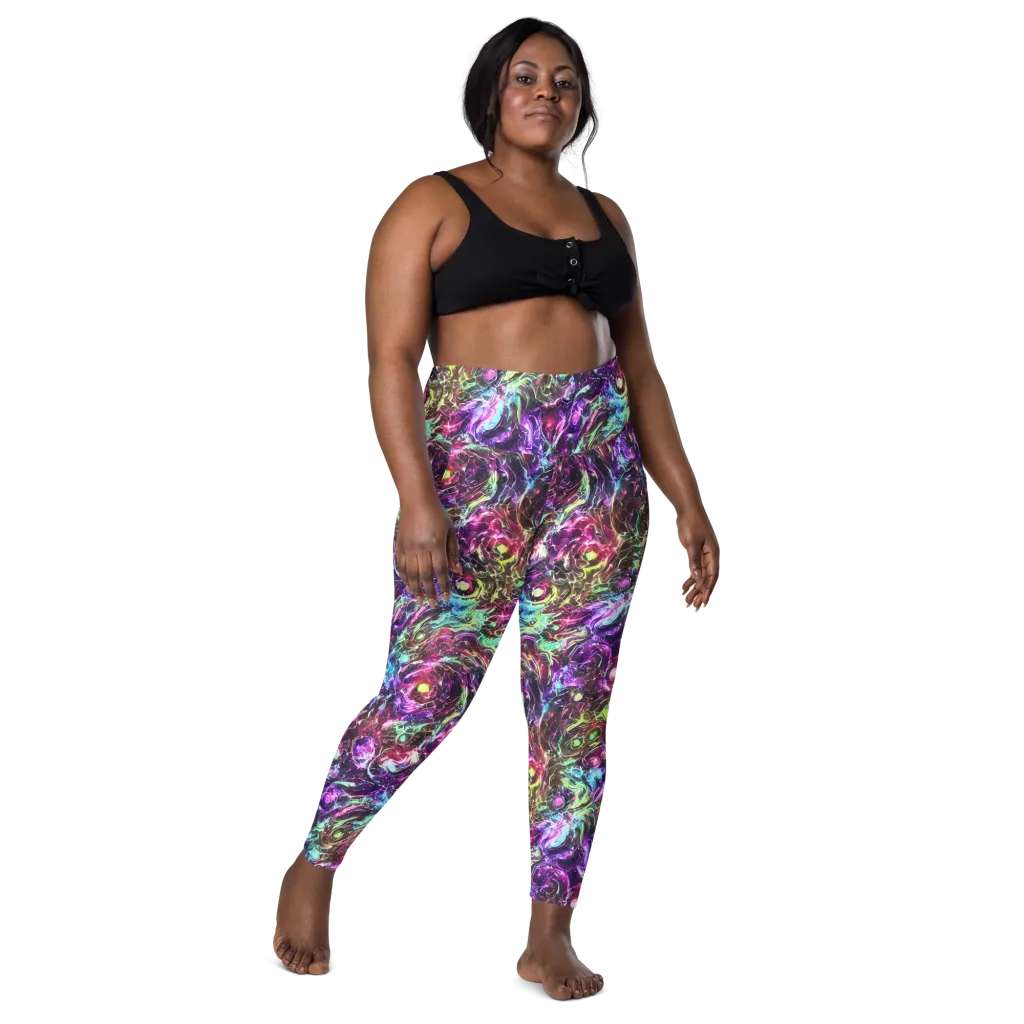 Infinite Embers on Leggings with Pockets — Front