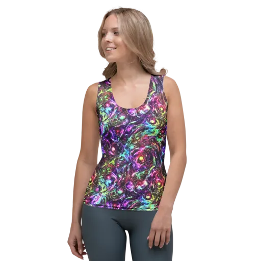 Infinite Embers on a Women's Tank Top