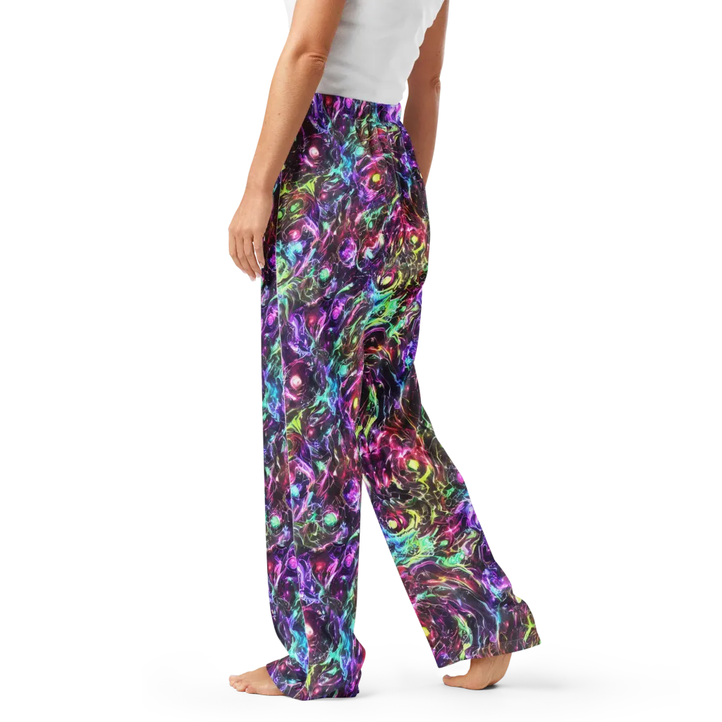 Infinite Embers on Women's Pajama Pants — Left