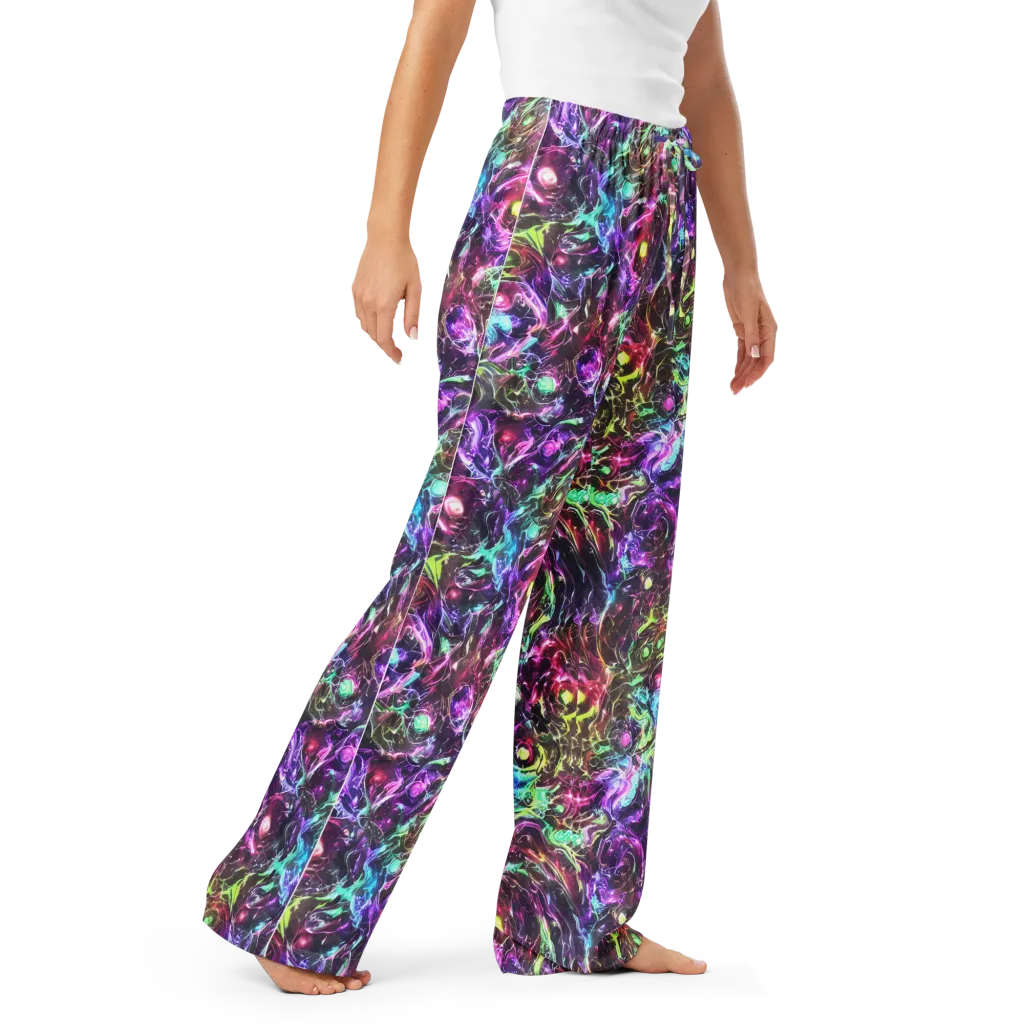 Infinite Embers on Women's Pajama Pants — Right Front