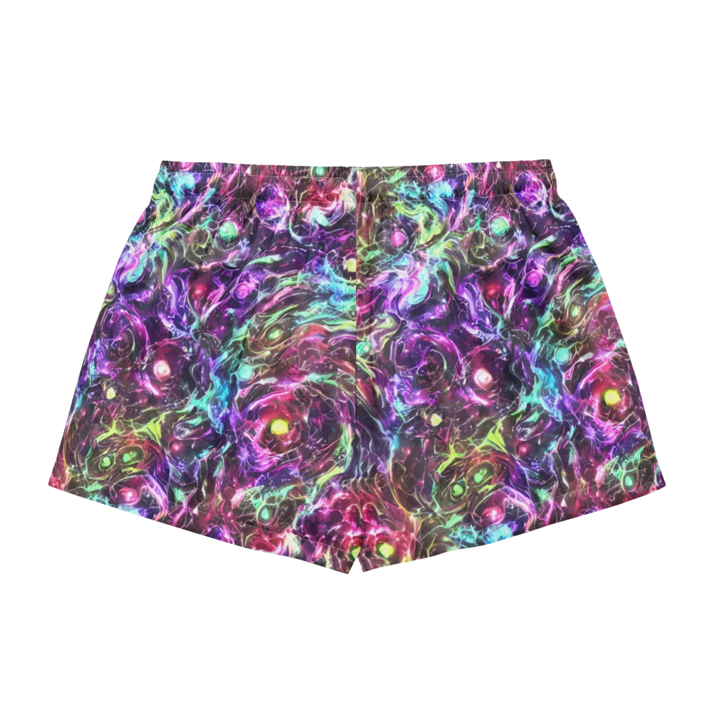 Infinite Embers on Women's Pajama Shorts — Back