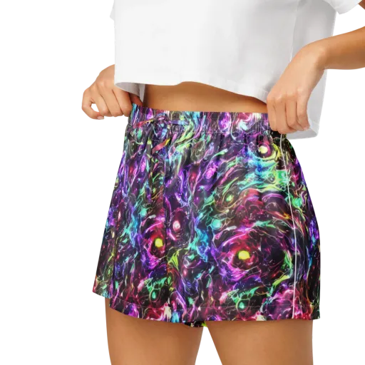 Infinite Embers on a Women's Pajama Shorts