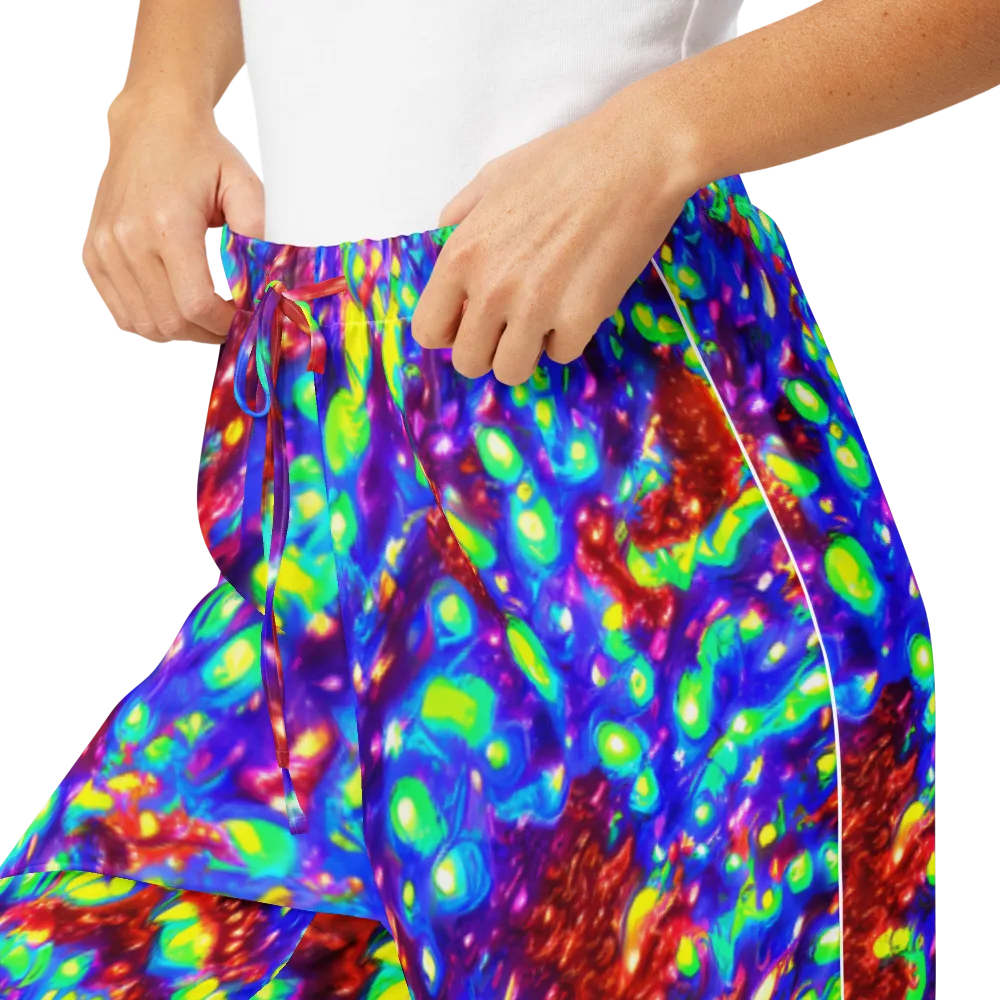 Molten Lime Mosaic on Women's Pajama Pants — Product details
