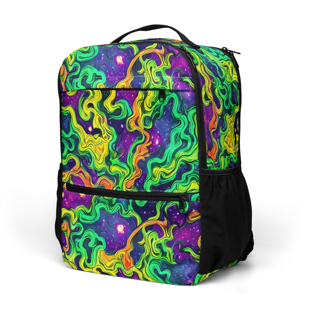 Jungle Comet on Utility Backpack — Left Front