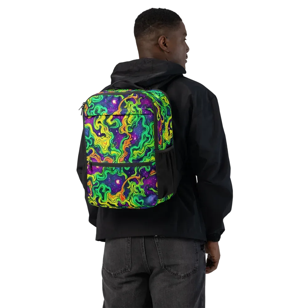 Jungle Comet on Utility Backpack — Back
