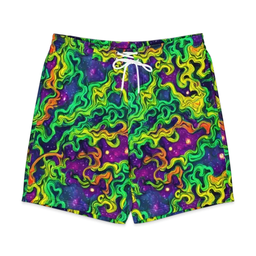 Jungle Comet on a Men's Board Shorts