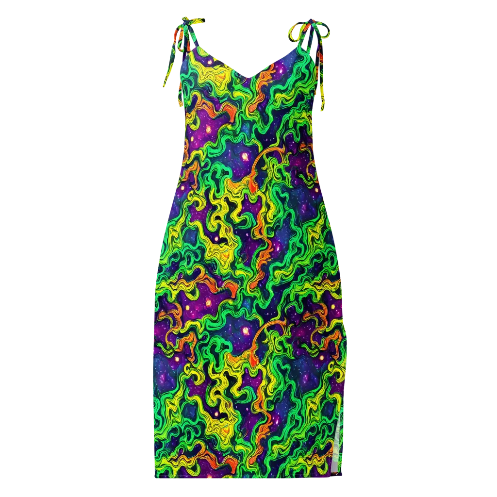 Jungle Comet on Slip Dress — Front