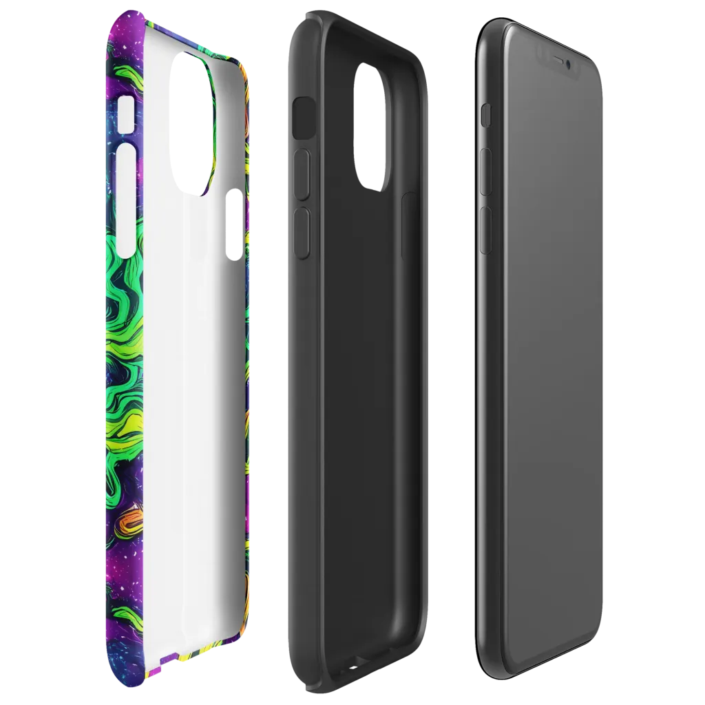 Jungle Comet on Tough Case for iPhone® — Right