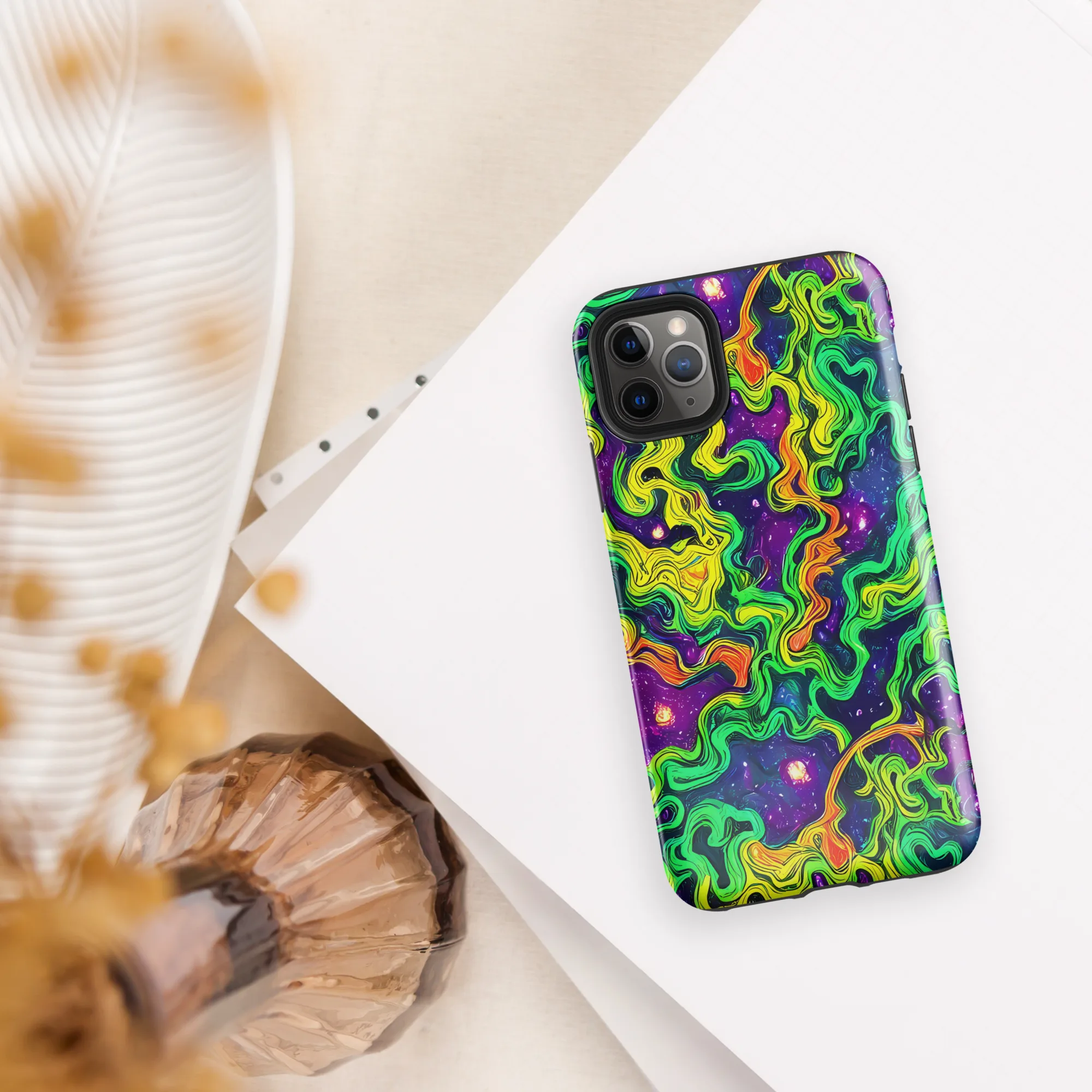 Jungle Comet on Tough Case for iPhone® — Front