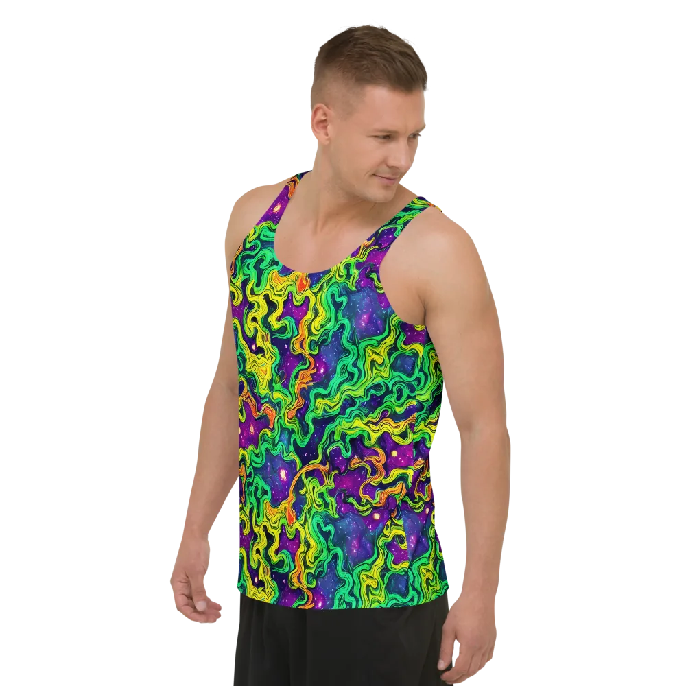 Jungle Comet on Men's Tank Top — Left Front