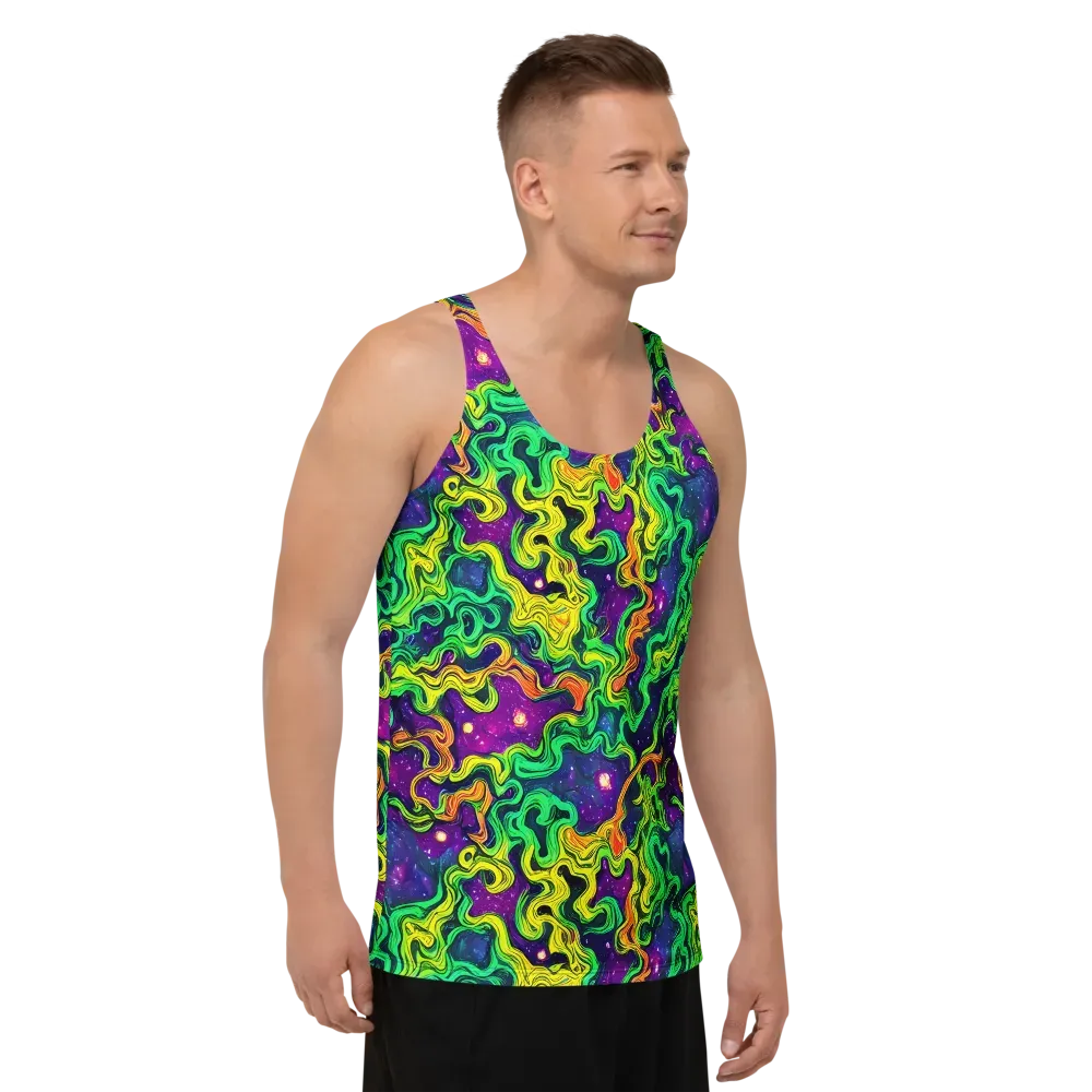 Jungle Comet on Men's Tank Top — Right Front
