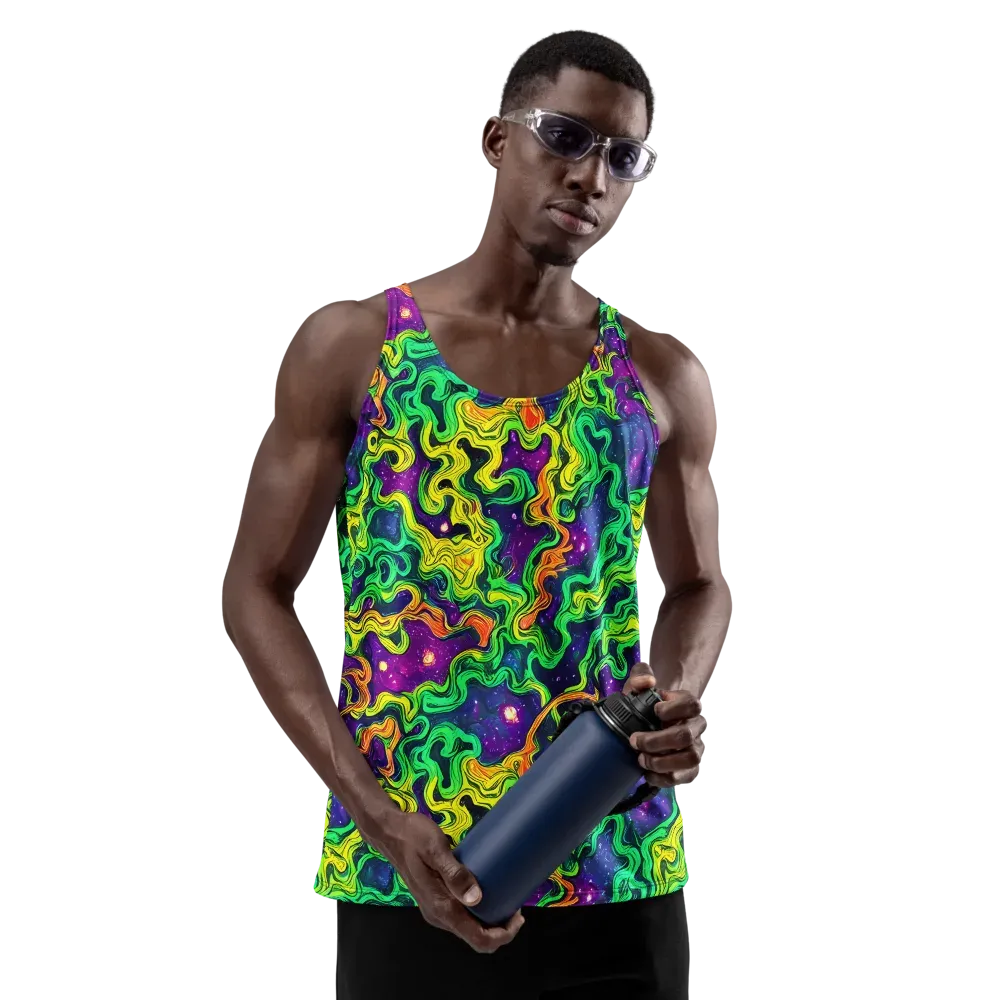 Jungle Comet on Men's Tank Top — Front