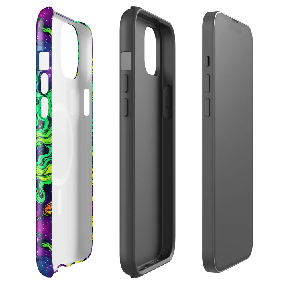 Jungle Comet on MagSafe Tough Case for iPhone® — Front