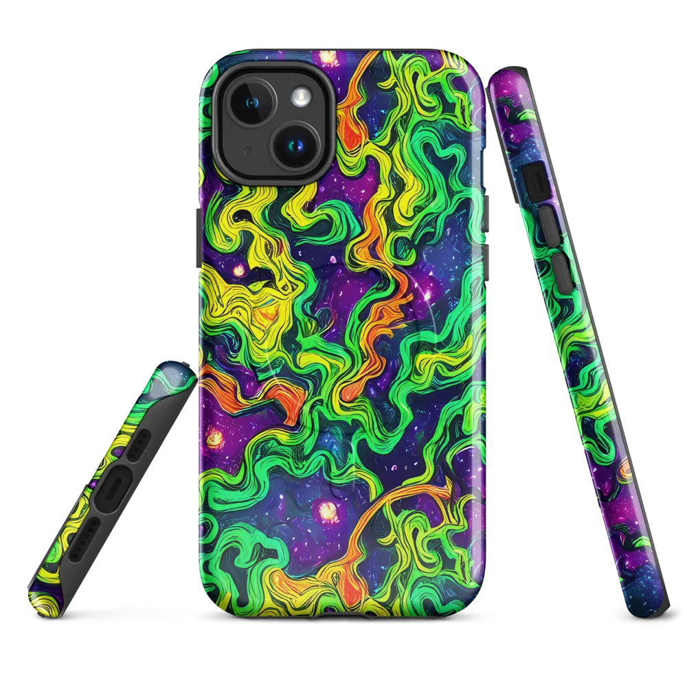 Jungle Comet on MagSafe Tough Case for iPhone® — Front