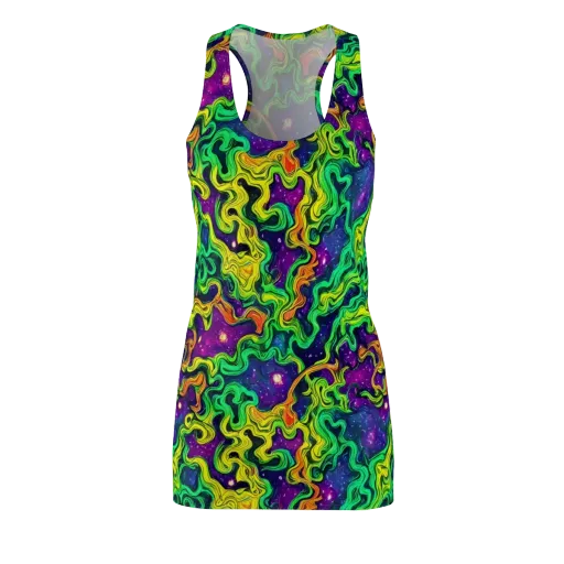 Jungle Comet on a Racerback Dress