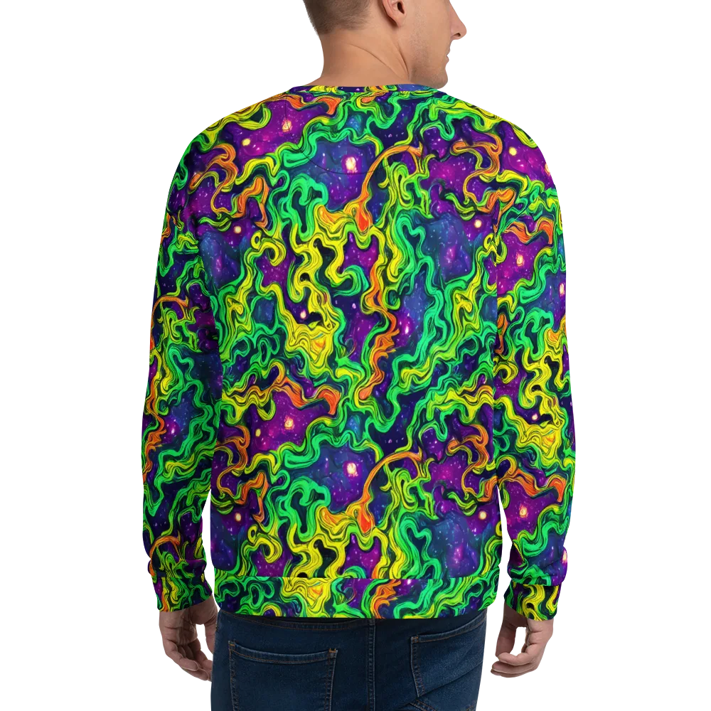 Jungle Comet on Sweatshirt — Back