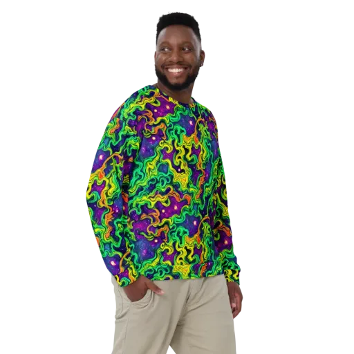 Jungle Comet on a Sweatshirt