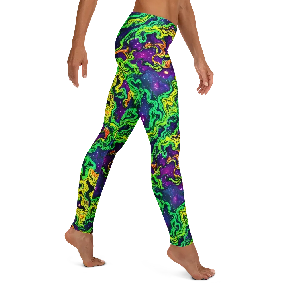 Jungle Comet on Leggings — Right