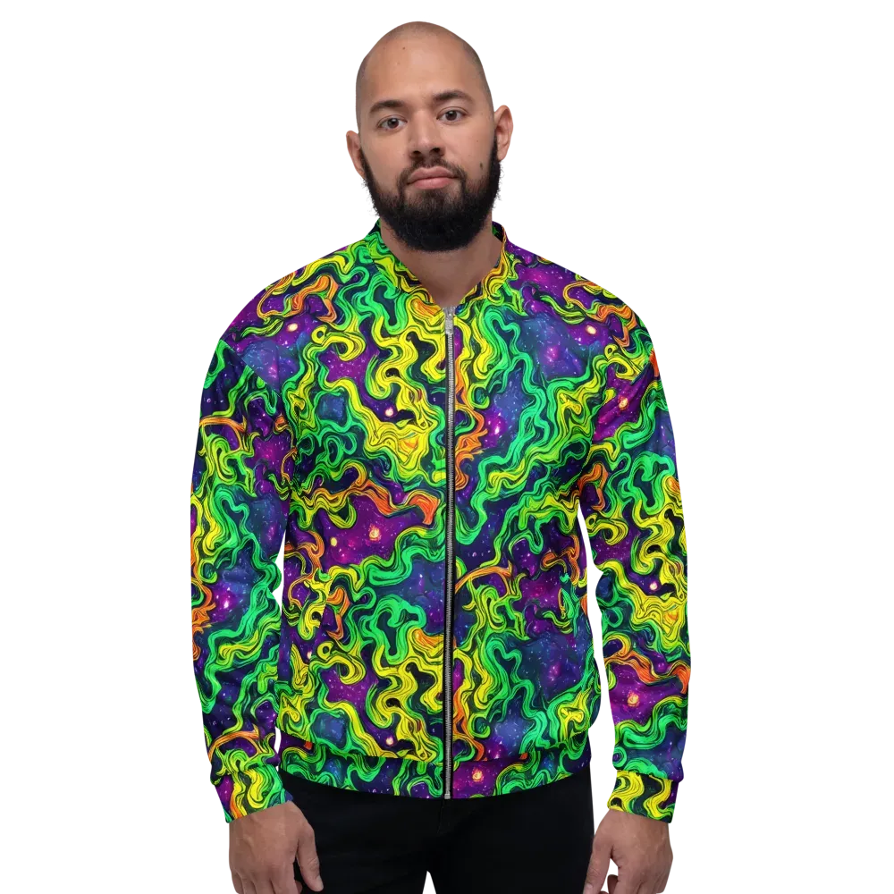 Jungle Comet on Bomber Jacket — Front