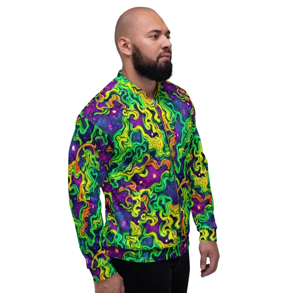 Jungle Comet on Bomber Jacket — Right