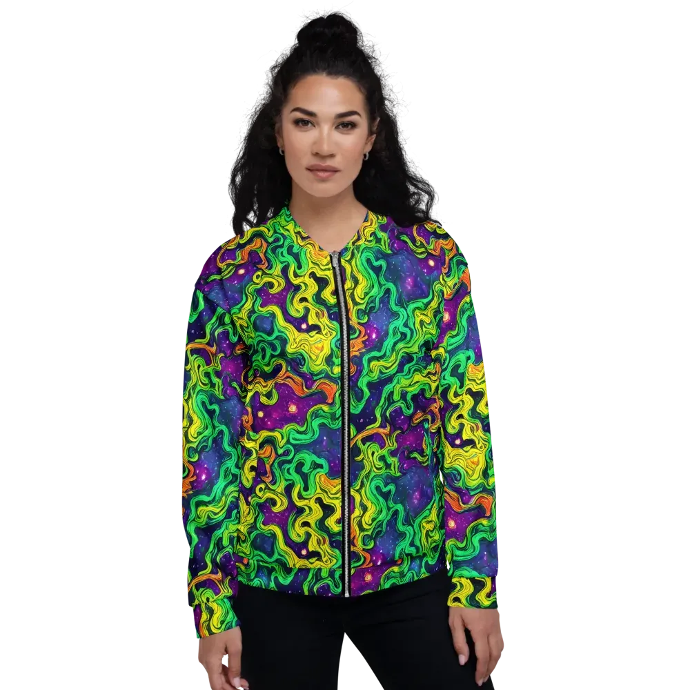 Jungle Comet on Bomber Jacket — Front