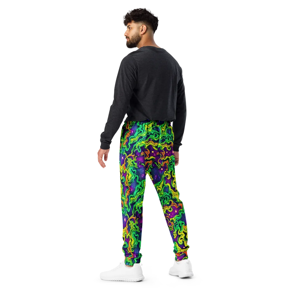 Jungle Comet on Men's Joggers — Back
