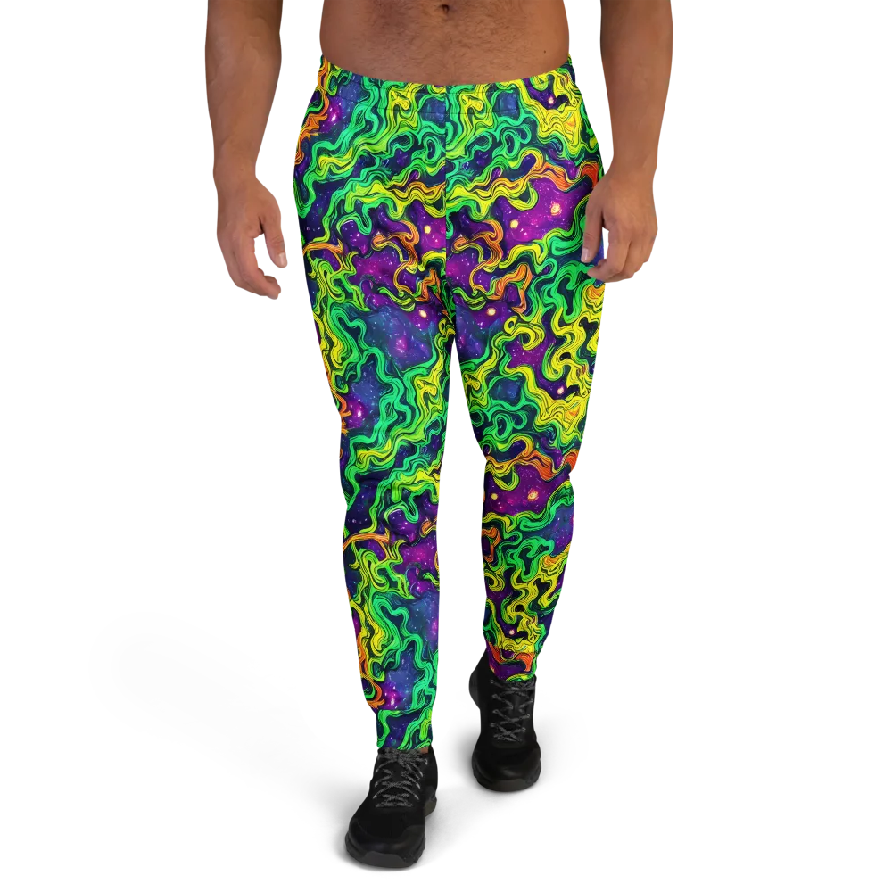 Jungle Comet on Men's Joggers — Front