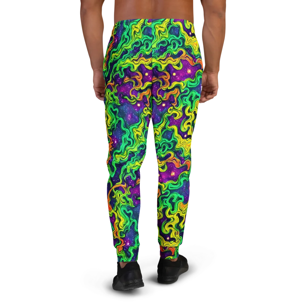Jungle Comet on Men's Joggers — Back